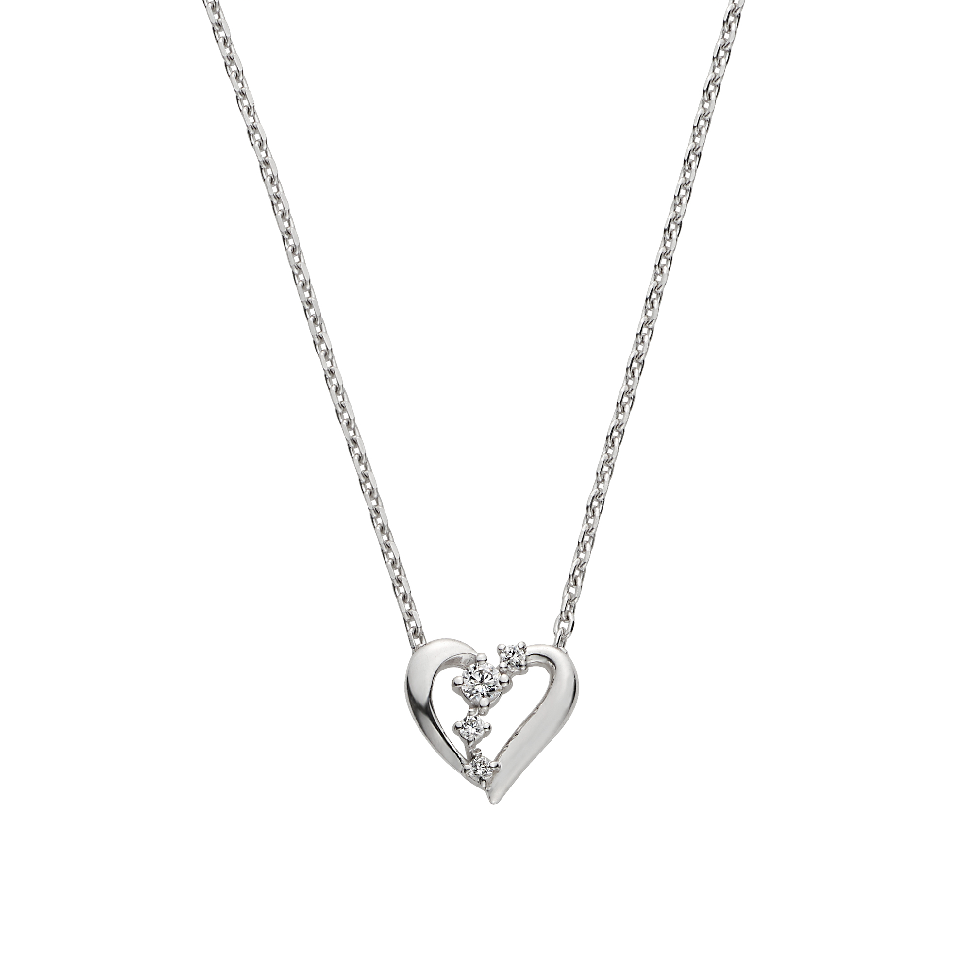 GS6N022040CZ シルバー ハートネックレス｜ネックレス｜ヴイエー