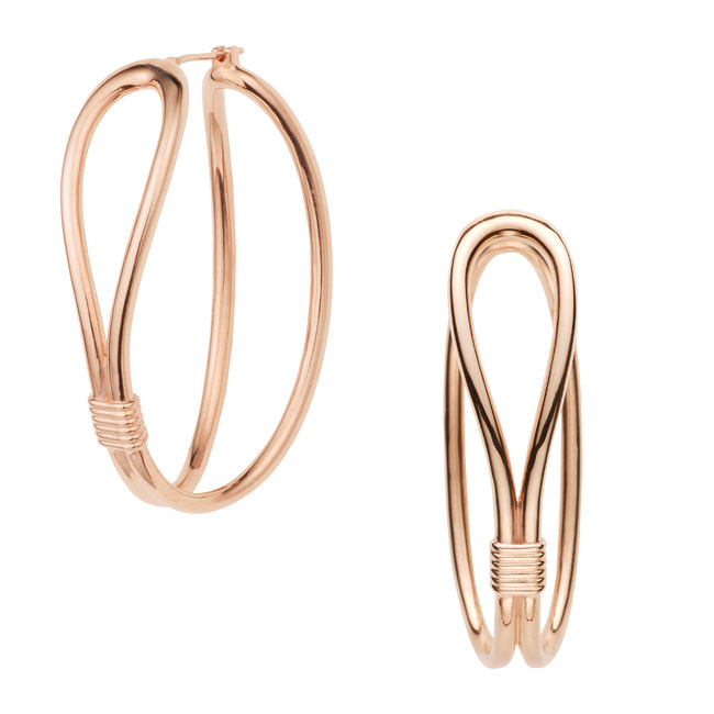 KM9A0153__SI ケンゴ クマ プラス マユ フープピアス｜ピアス｜ヴァン