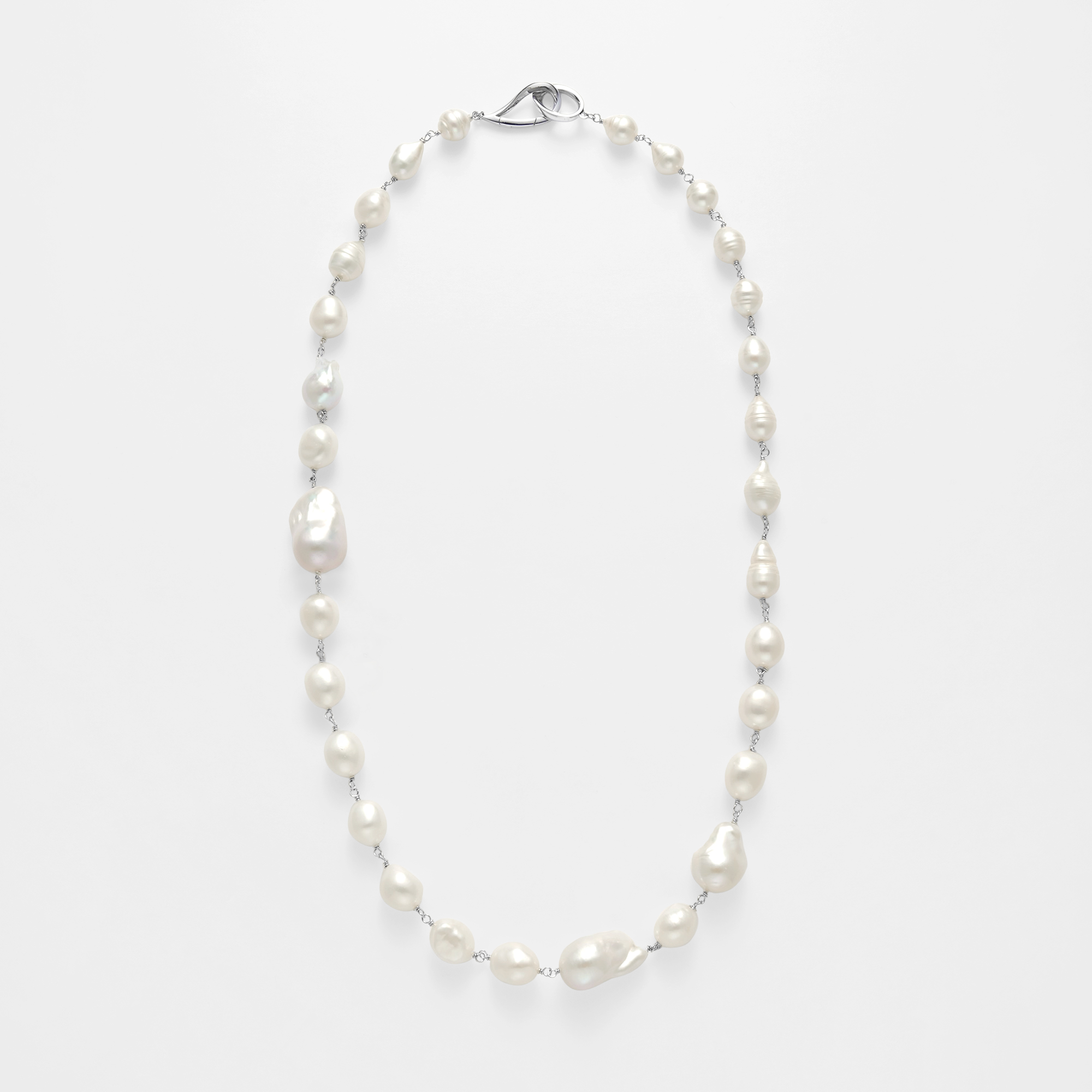 淡水パールネックレス 淡水小枝パールネックレスNO25-989 【公式通販】