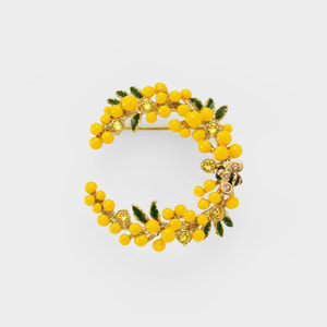 VBMV5025__PF シェルフラワー ブローチ｜ブローチ｜ヴァンドーム