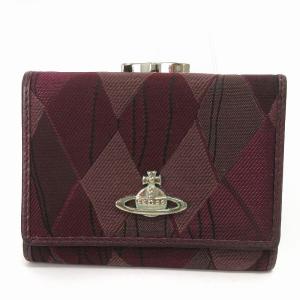 新品】Vivienne Westwood ワインレッド 3つ折り財布 オーブ 財布 三