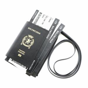 BALENCIAGA パスポートケース ブラック PASSPORT PHONE HOLD