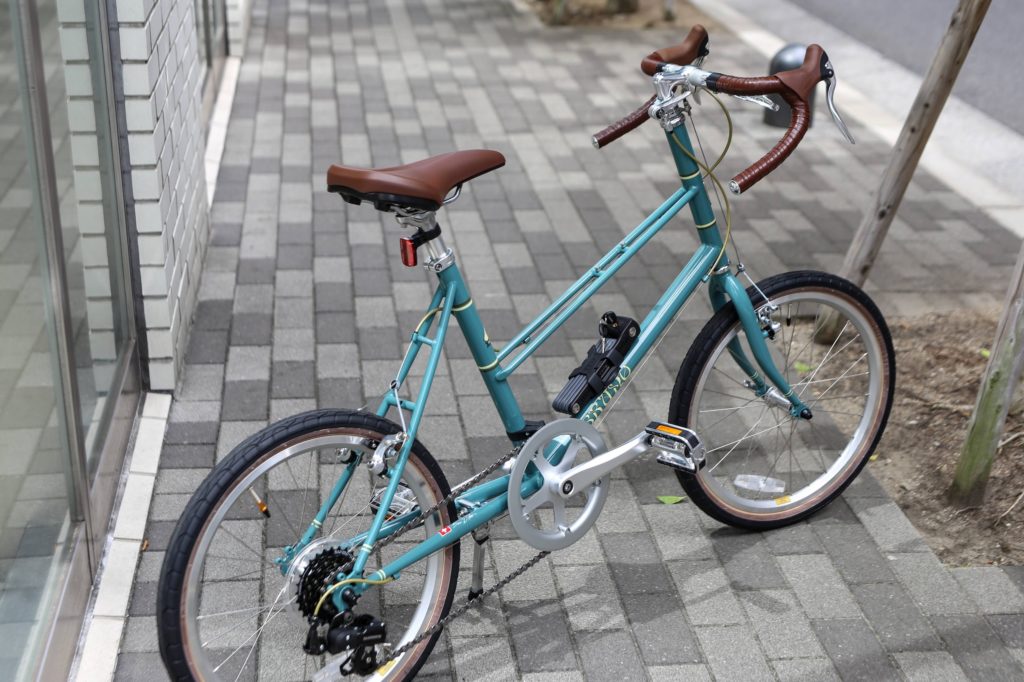 Brunoミントグリーン 小径車 ドロップハンドル Brunoミントグリーン