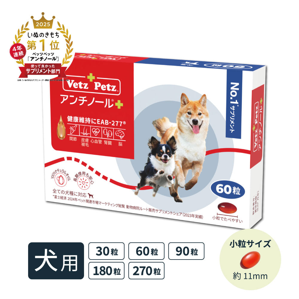 犬のサプリメント【アンチノール プラス】– ベッツペッツ公式サイト