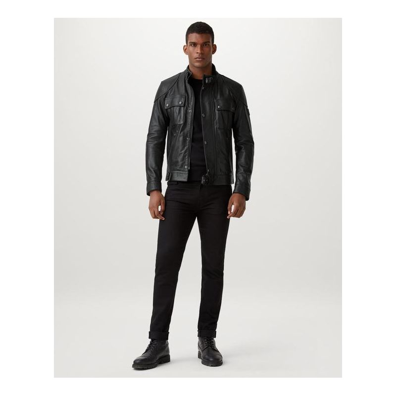 Belstaff - Gangster 2.0 Leather Retro Jacket