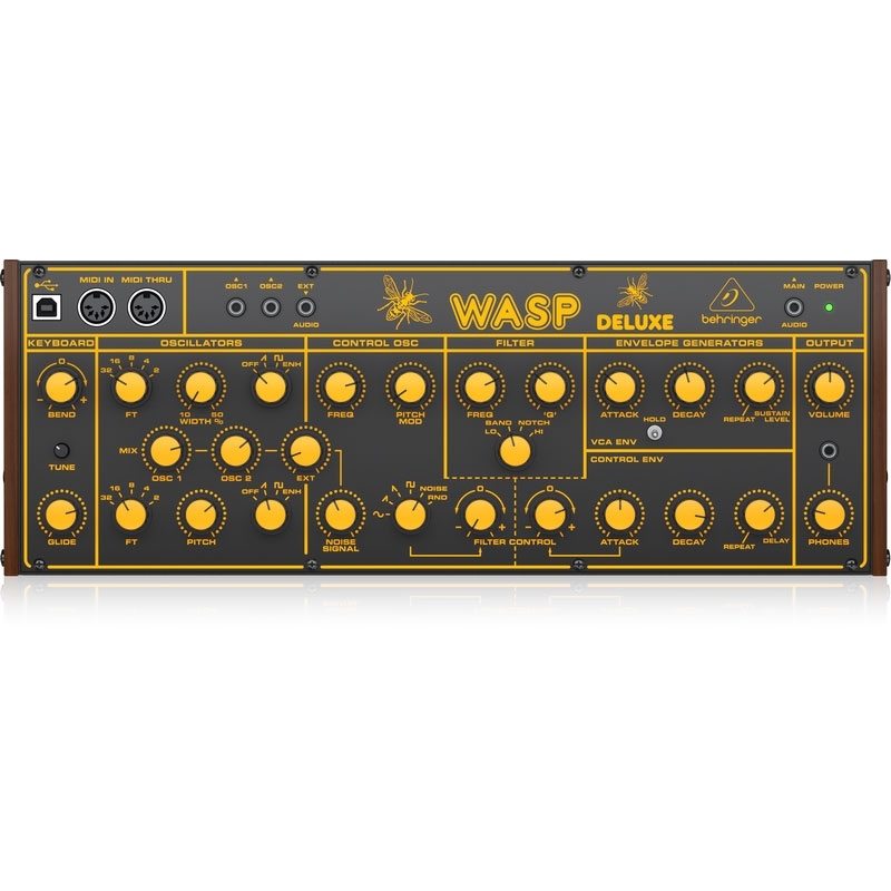 Behringer Wasp Deluxe Desktop Analog Synthesizer - Vintage King
