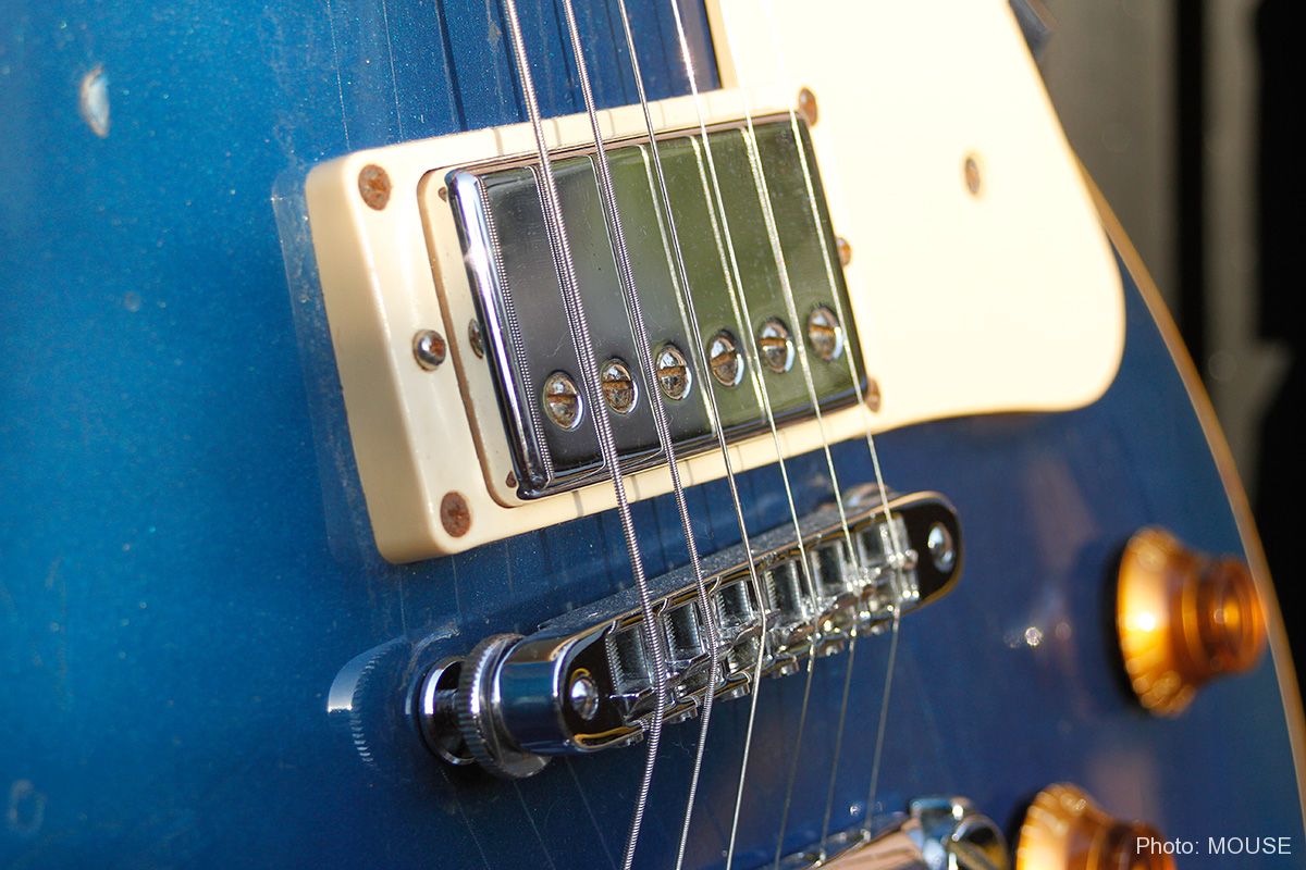 ジャンク Juno レスポール メタリックブルー ブルーメタリックのレス