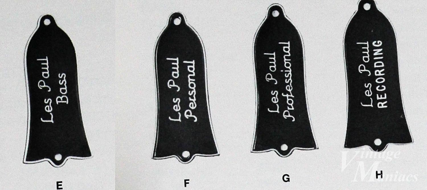 貴重なモデルのトラスロッドカバーと珍しいGibsonのプレート | Vintage