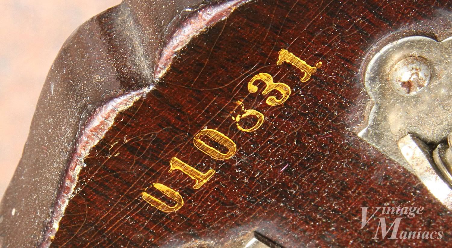 1959年 メロディメーカー用 デルリンナットとロッドカバー 1959年