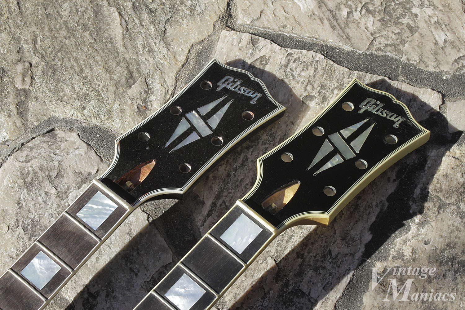 Gibsonロゴ入りギターハンガーと切断されたネック | Vintage Maniacs