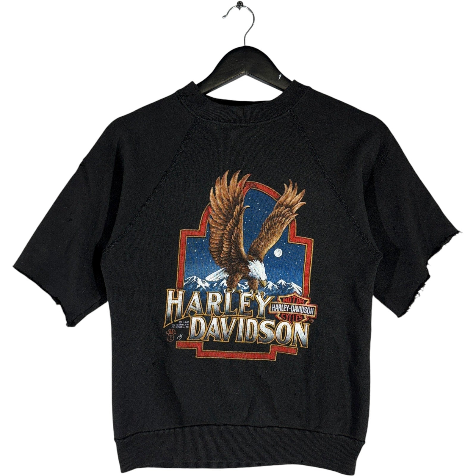 HARLEY DAVIDSON 80s XL USA製 ビンテージ Tシャツ HARLEY DAVIDSON
