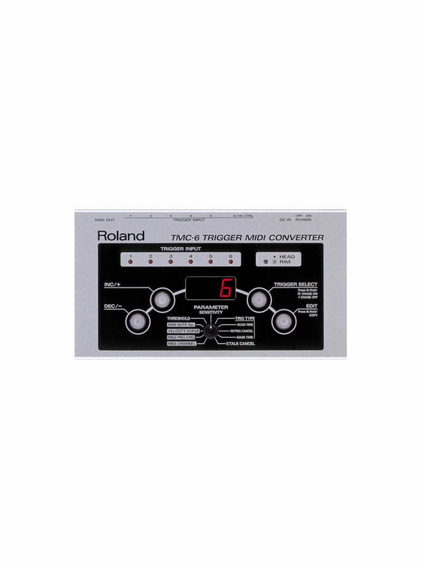 Roland TMC-6 Drum Trigger to MIDI Converter - Vibe Music