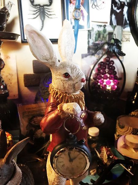 rabbit clock 時計うさぎ 淑女雑貨Toe Cocotte