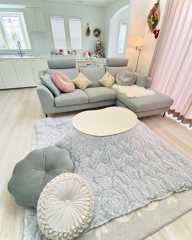 ニトリ 豆型 こたつテーブル ビーンズ ニトリ/ 豆型リビングこたつテーブル