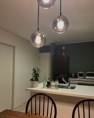 シーリングライト ペンダントライト天井照明 VERRE 3T グレー