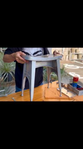 DULTON ONLINE SHOP | KITCHEN STOOL HAMMERTONE GRAY(GRAY): 家具