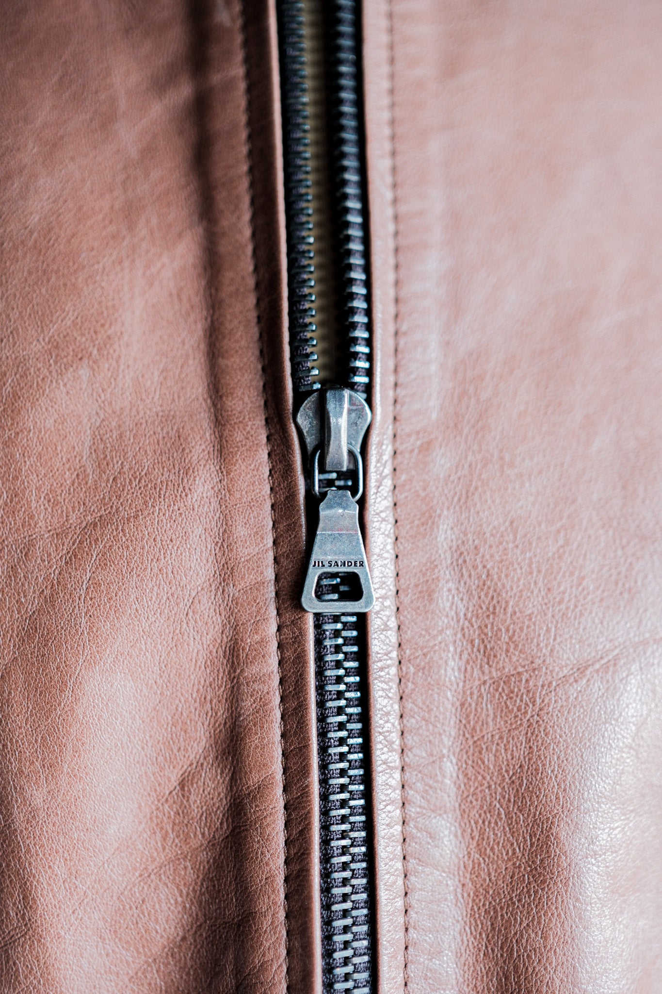 90's】Old JIL SANDER Leather Jacket Size.48