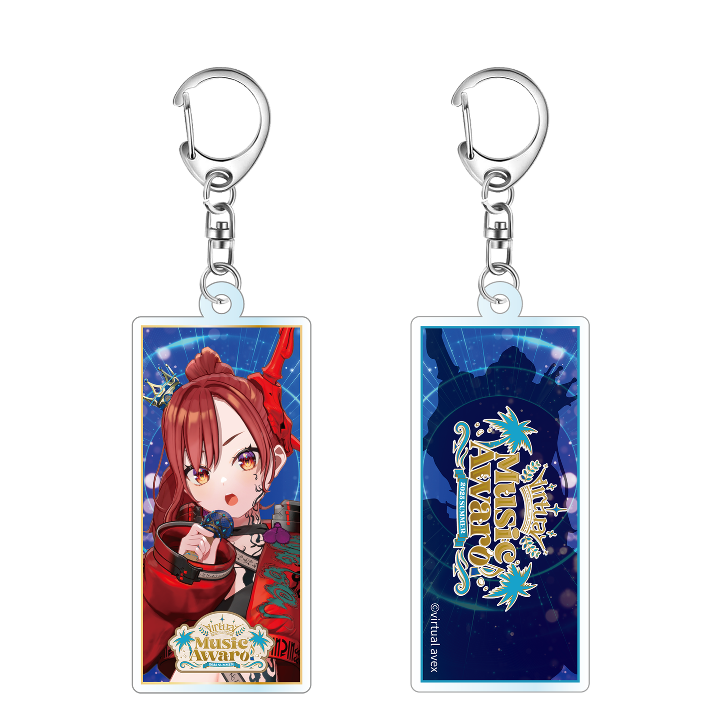 短冊形アクリルキーホルダー – Virtual Music Awardオフィシャルグッズ