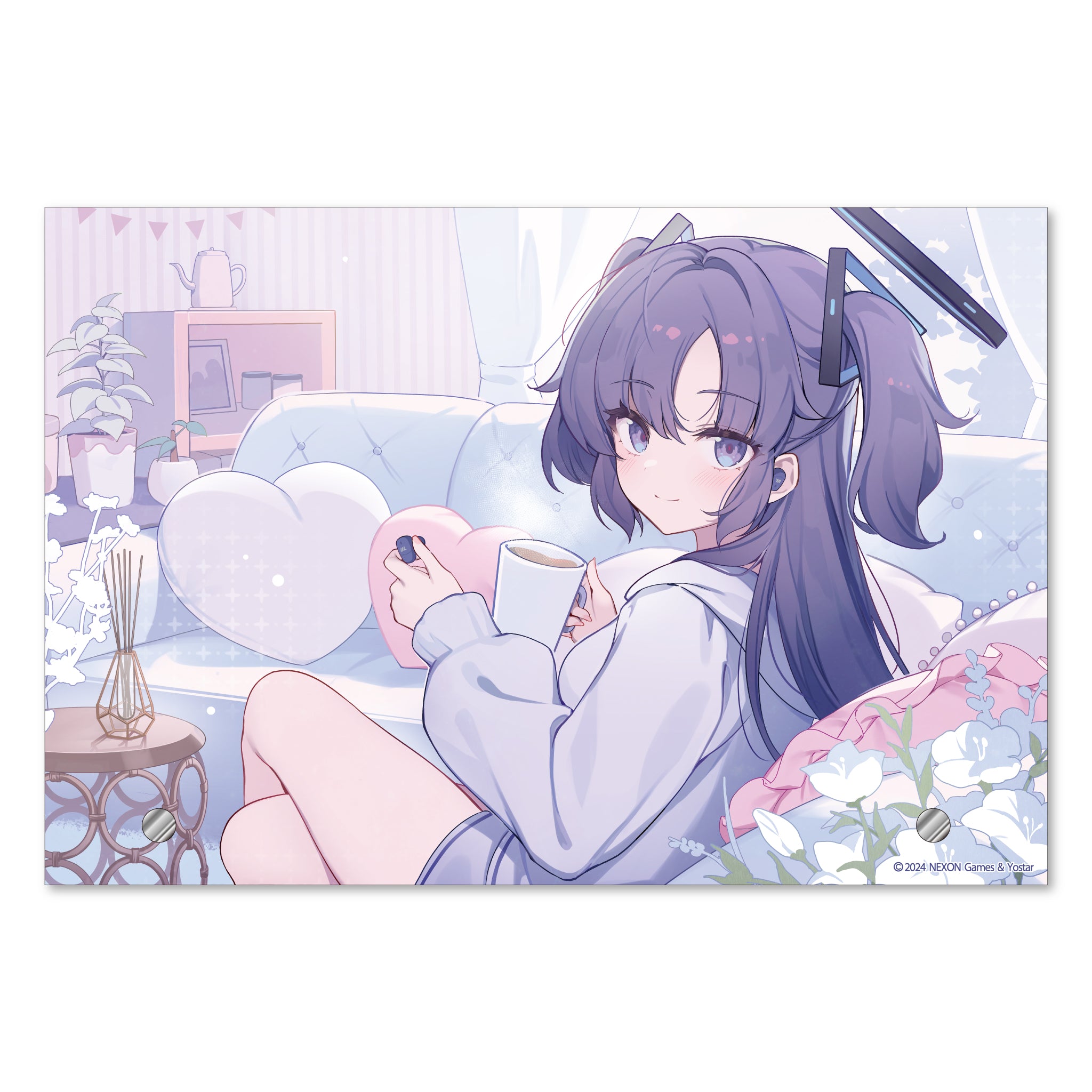 YUUKA Acrylic Character Plate (COTSUBU for ASMR Blue Archive