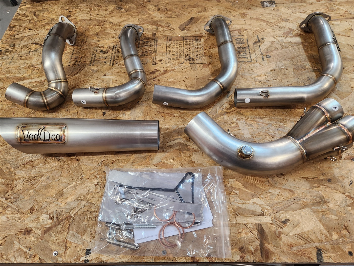 SIDEWINDER BIG TUBE 18 INCH SLASH ZX14 06-25 NATURAL