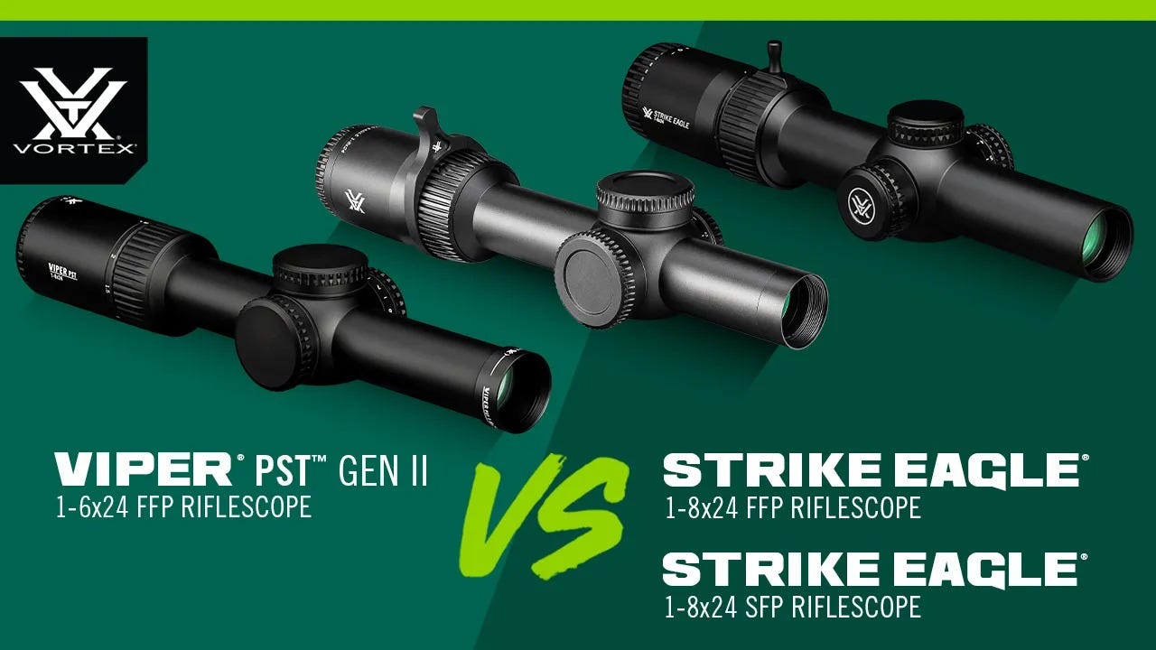 Vortex STRIKE EAGLE 1-8X24 SFP スコープ 【公式通販】