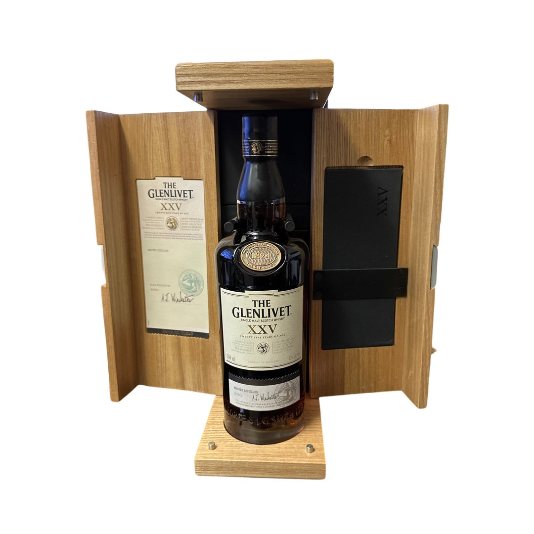 Glenlivet XXV 25 Year Old Single Malt Scotch Whisky 750ml – VS