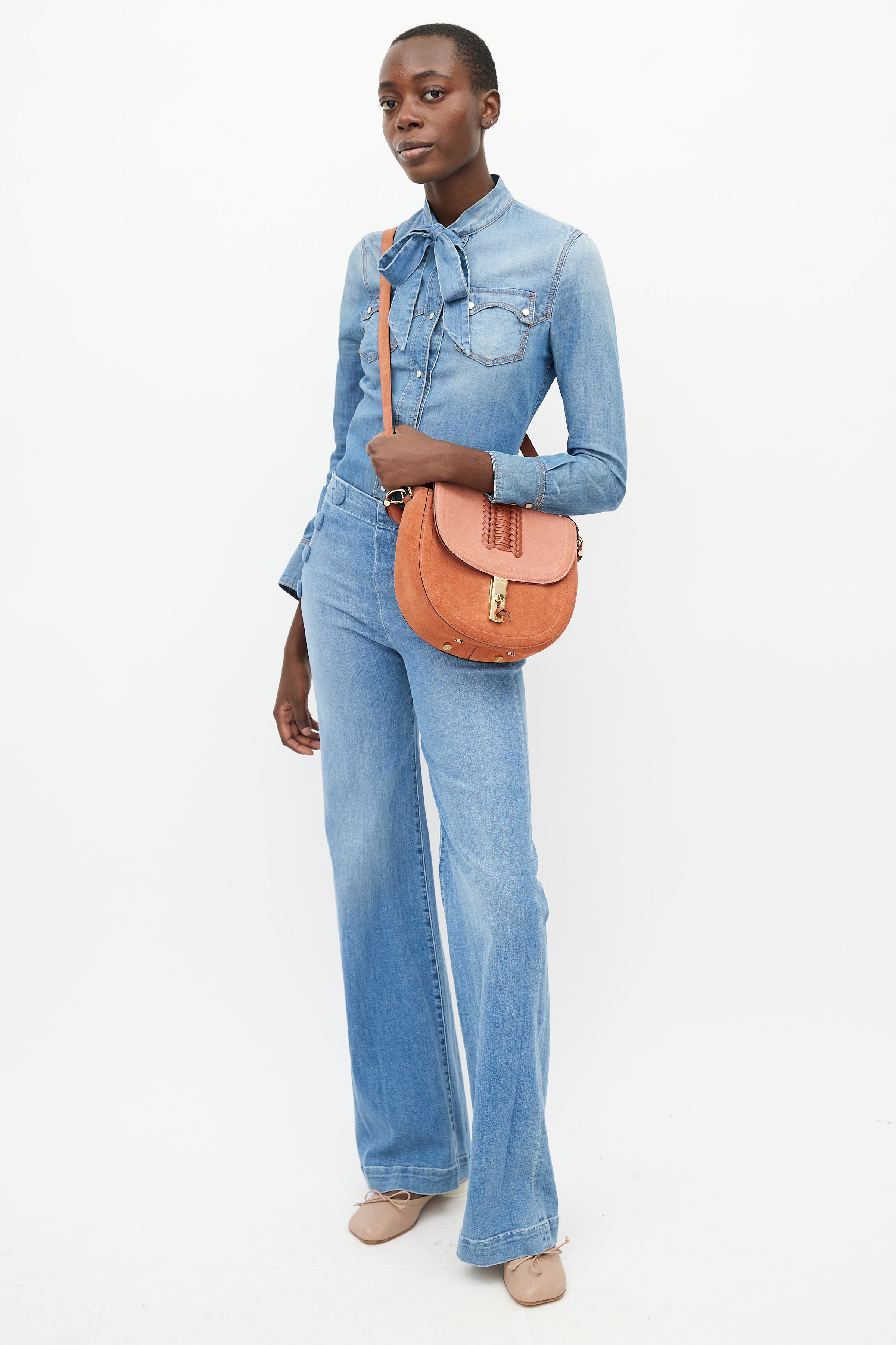 Altuzarra // Pink Suede Ghianda Crossbody Bag – VSP Consignment