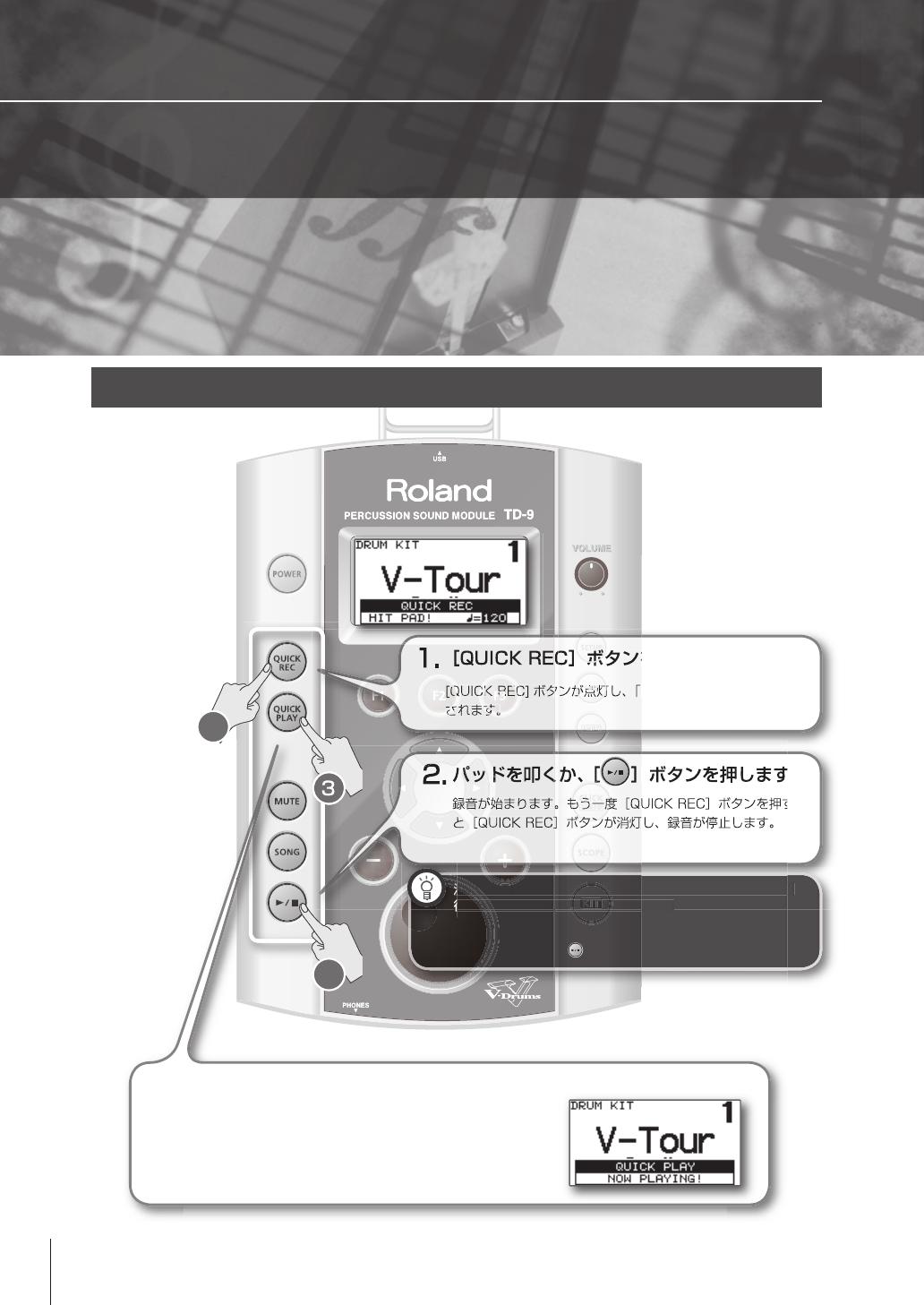 Roland TD-9 取扱説明書