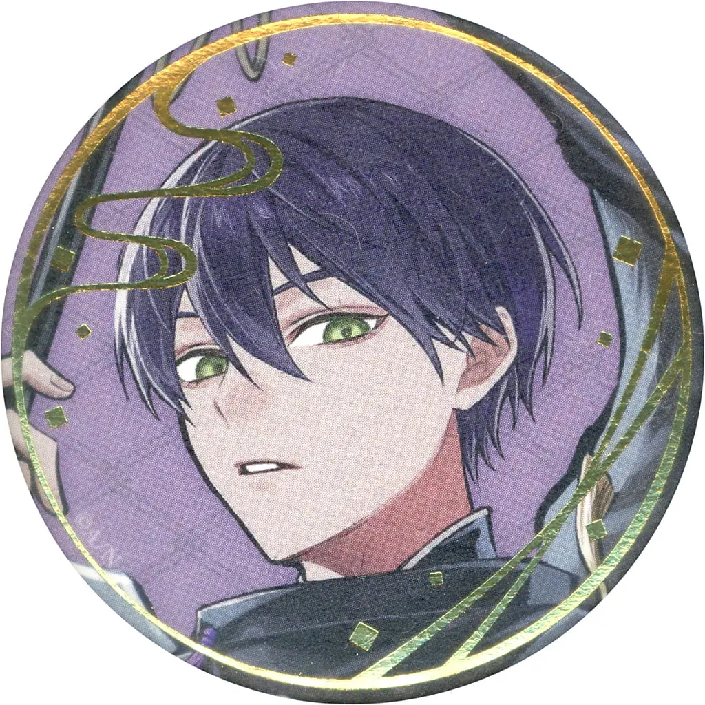 にじさんじ妖怪万化和紙風箔押し缶バッジ剣持刀也 にじさんじ妖怪万化