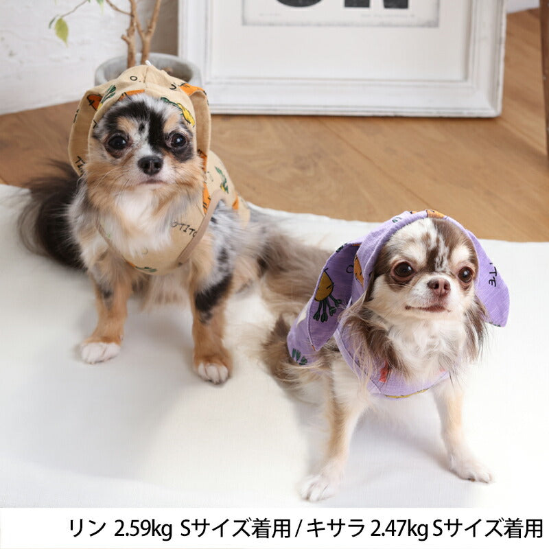 にんじんプリントパーカ XS/S/M/L/XL/XXL TINOTITO -ティノティート