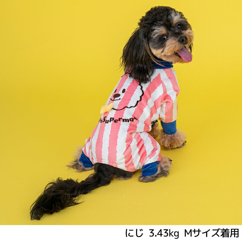 ディーズ君ストライプつなぎ XS/S/M/L/XL/XXL/DS/DM D's Chat-ディーズ