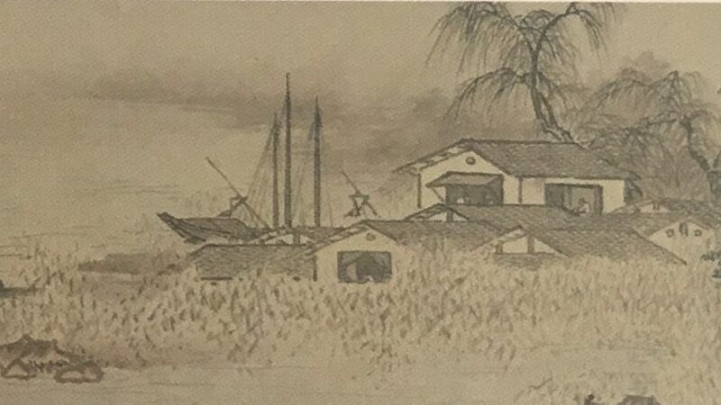 平清水焼 大徳利 山水図 平清水焼 大徳利 山水図 平清水焼 大徳利 山水