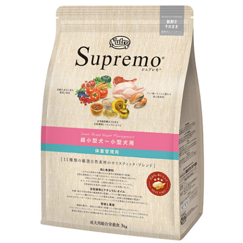 ニュートロ シュプレモ 超小型犬～小型犬用 体重管理用 3kgの通販なら