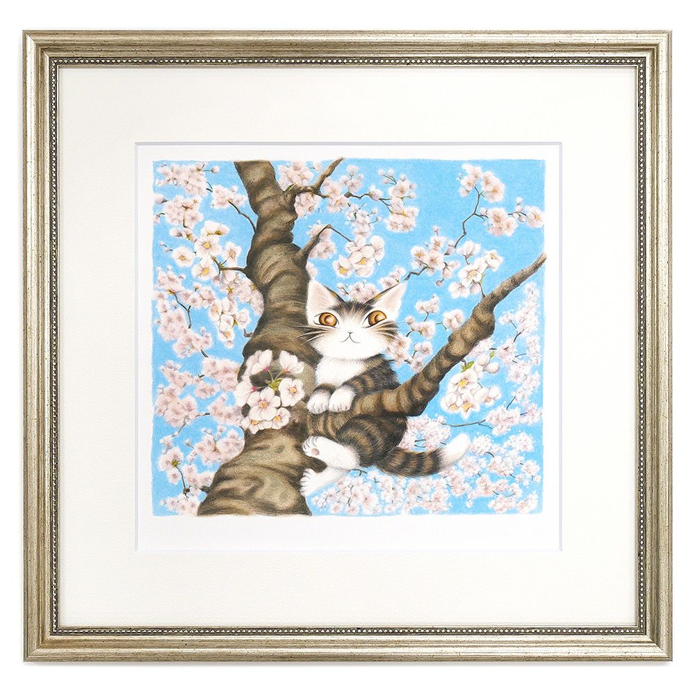 池田あきこ わちふぃーるど ダヤン パレードのお通り 版画 池田