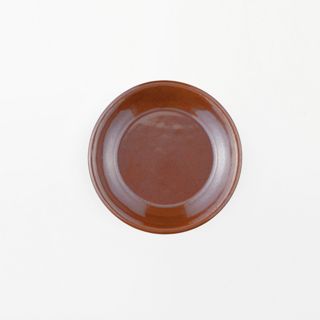 益子焼｜道祖土和田窯 Official Website】mashiko 6寸丸皿φ180