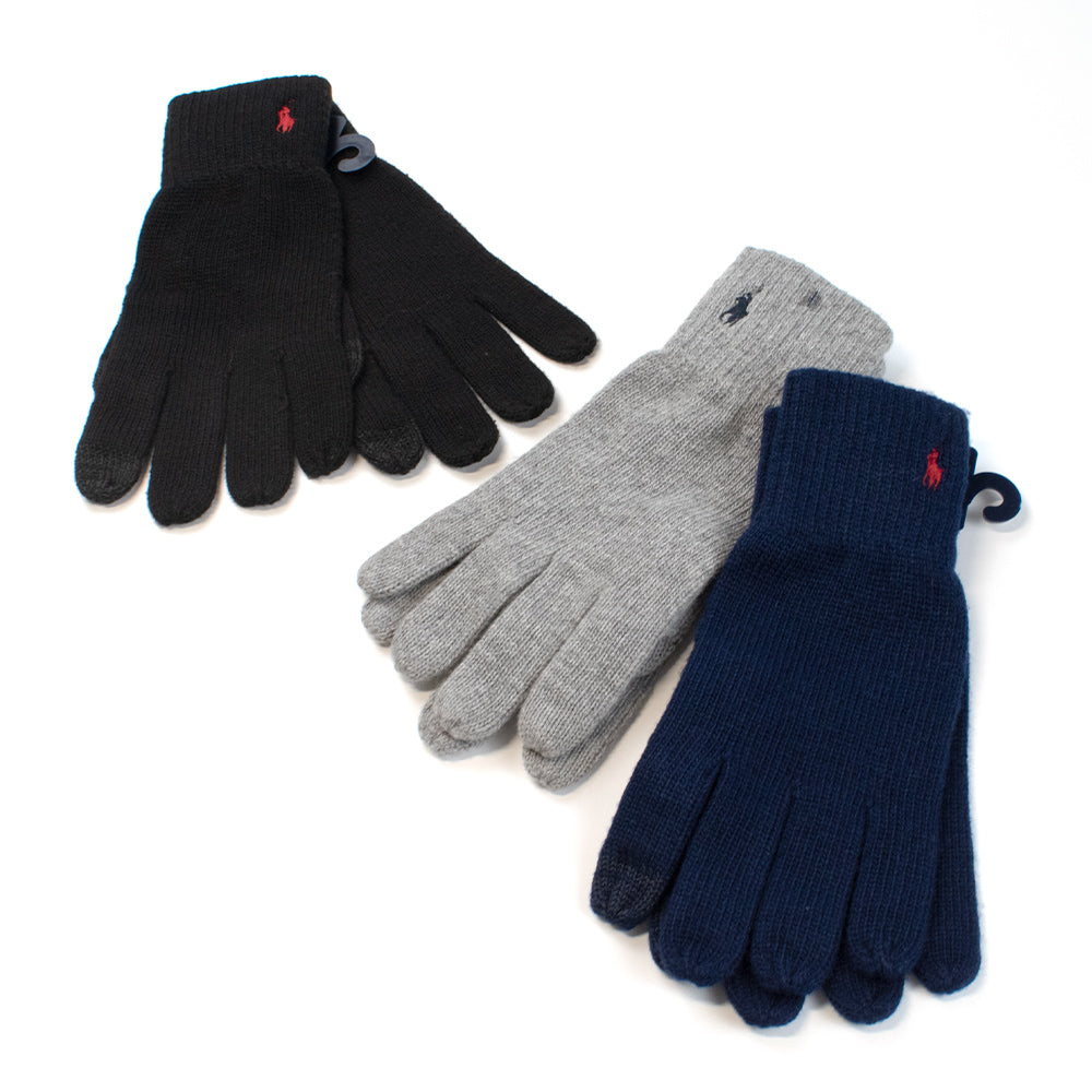 ポロ ラルフローレン 手袋 メンズ レディース ニットグローブ POLO
