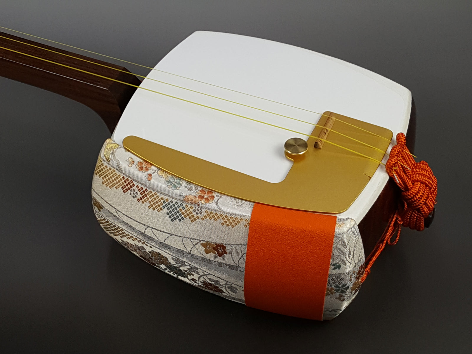 三味線 東さわり 和楽器 バチ 撥 弦 駒 ハードケース 民謡 べっこう風