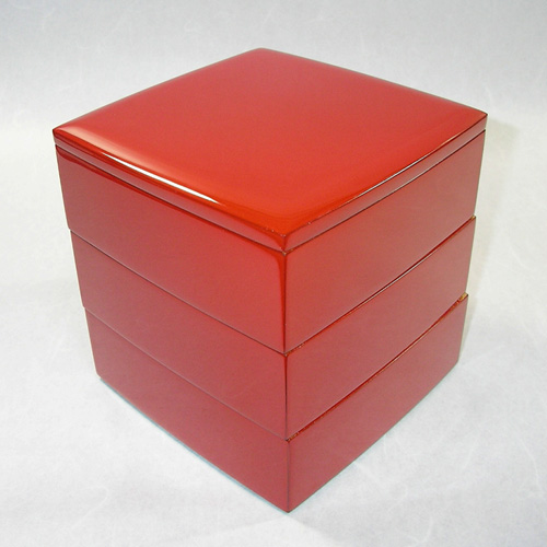 輪光堂（輪島塗）の天然木熨斗蒔絵台付き三段重 | 東京