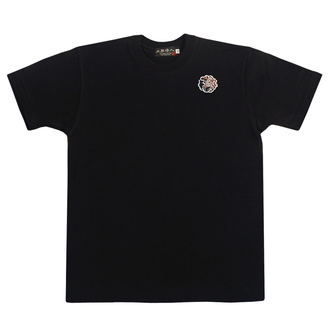 日本製アートTシャツ・日本製ギフト 唐獅子牡丹 Tシャツ | WAJIN Art T