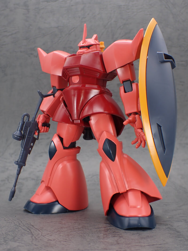 ガンプラレビュー！ HGUCシャア専用ゲルググ MSー14S 合わせ目、製作