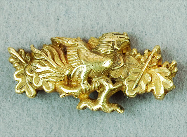 保存刀装具鑑定書附 加賀後藤 金無垢地桐鳳凰図大目貫 刀装具 太刀 拵