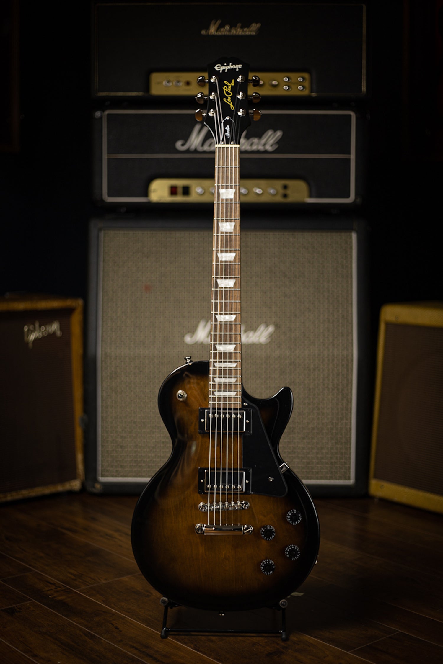 Epiphone Les Paul Studio Electric Guitar - Smokehouse Burst – Walt