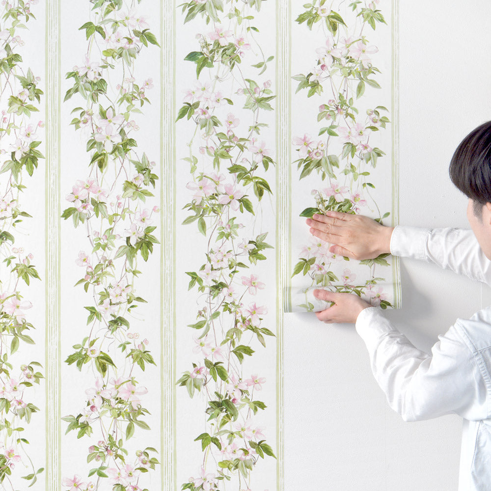 マステ感覚で貼る壁紙 【EASY WALL TAPE®︎】Sian Zeng / Clematis