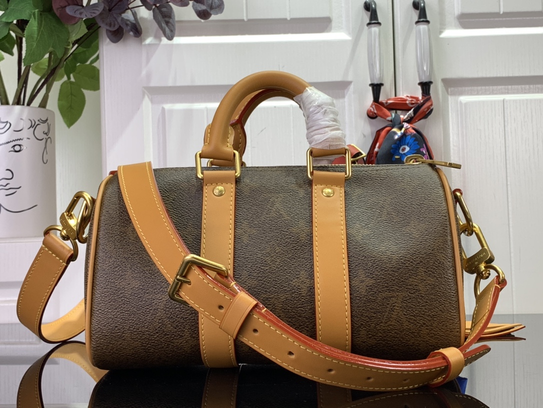 Louis Vuitton ボストンバッグ ダークブラウン