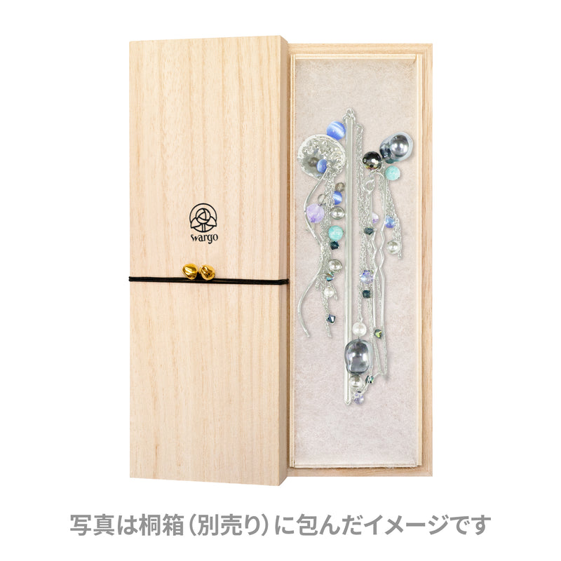 2025冬季限定簪 泡沫海月二連簪-銀/金｜普段使いの簪・ヘア