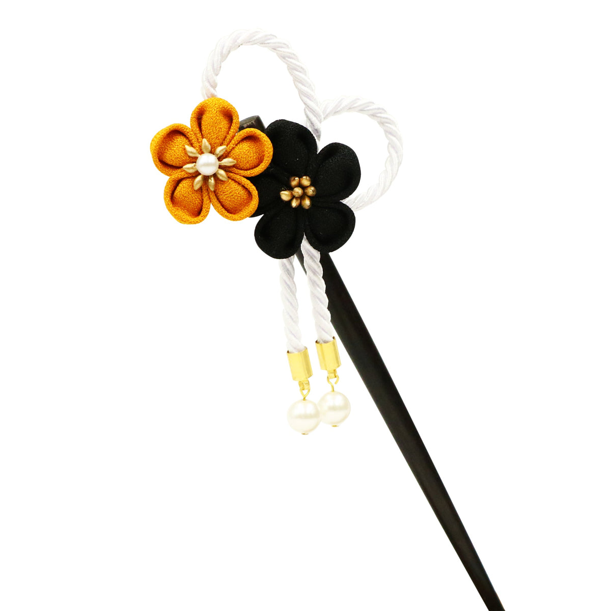 伝統つまみ一本簪-注連梅枝｜普段使いの簪・ヘアアクセサリーブランド