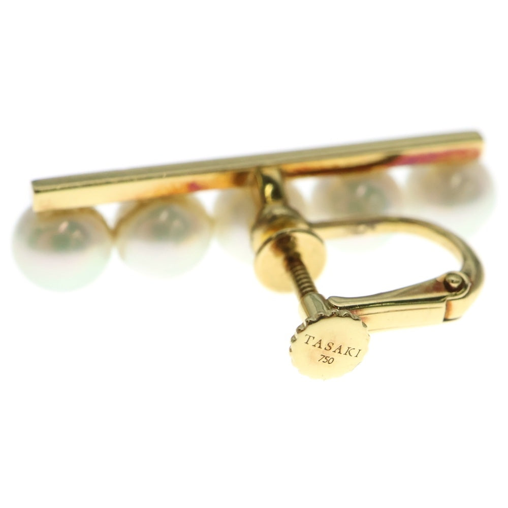 TASAKI(タサキ) バランス プラス パール付イヤリング K18YG イエロー