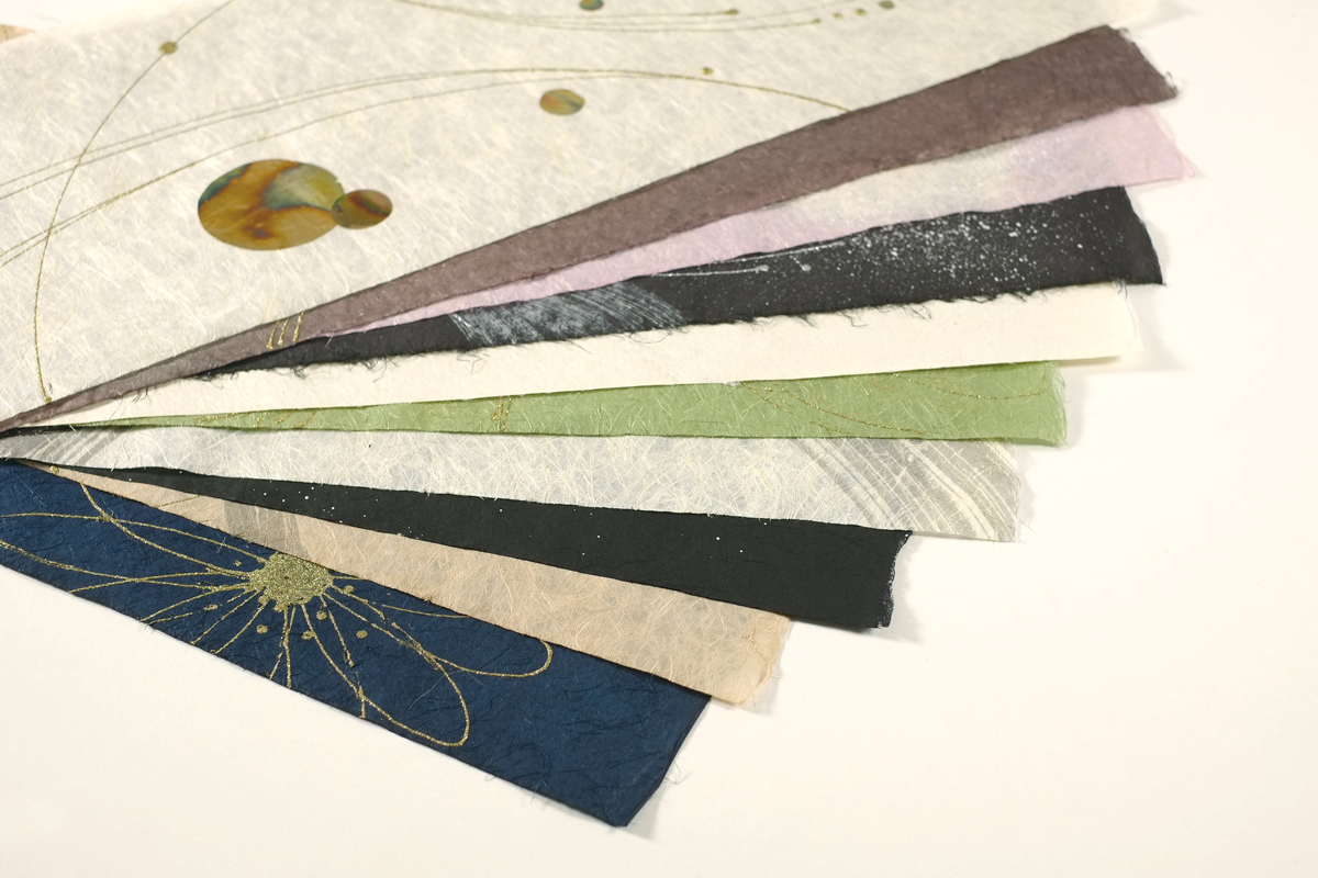 創作和紙メニューブックカバー製作の流れ【飲食レストラン向け