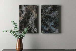 和紙インテリア アートパネル／washi art panel 製作事例06 | 創作和紙