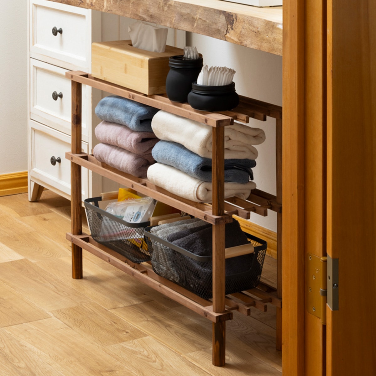 ラック オープンラック 物品棚 小棚 木製 3段 diy 収納棚 おしゃれ